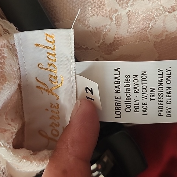 Lorrie Kabala Vintage 80s Lace Two Piece Skirt Set Romantic Boho - Picture 13 of 14